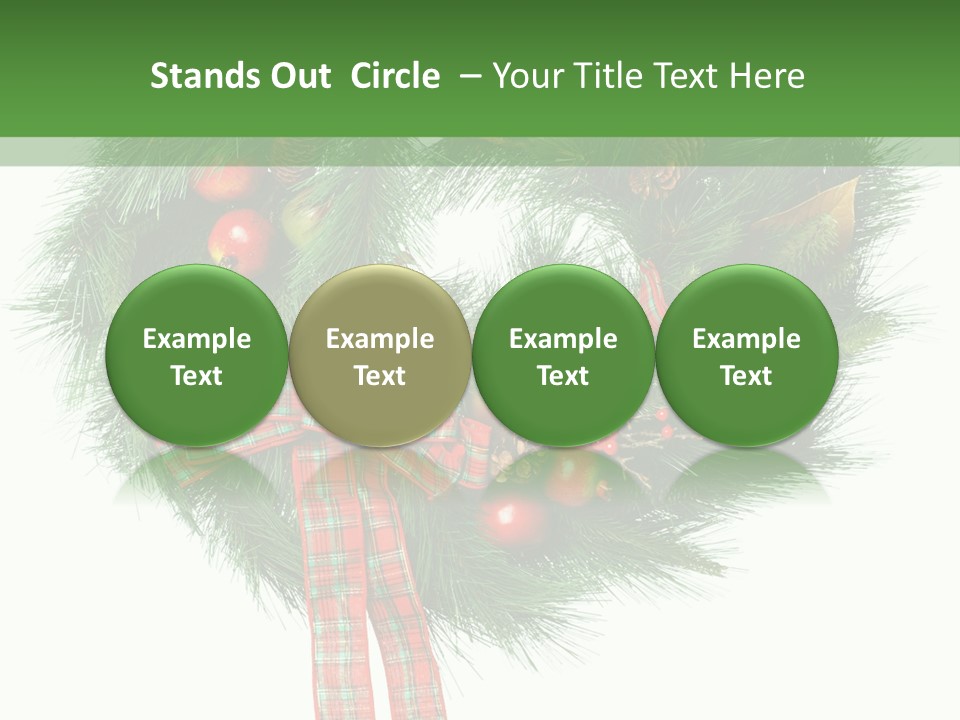 Frame Present Christmas PowerPoint Template