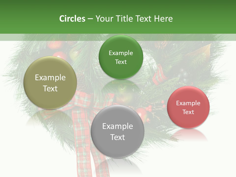 Frame Present Christmas PowerPoint Template