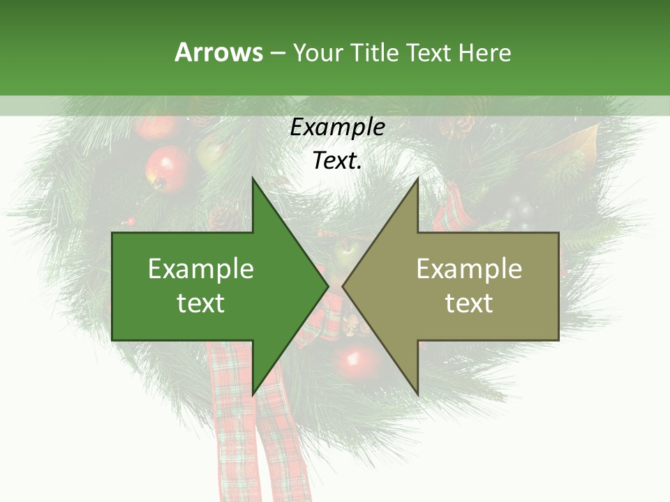 Frame Present Christmas PowerPoint Template
