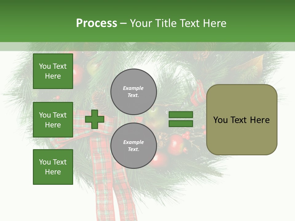 Frame Present Christmas PowerPoint Template