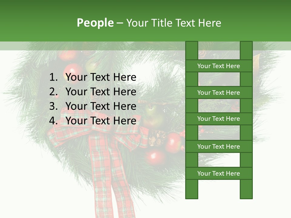 Frame Present Christmas PowerPoint Template