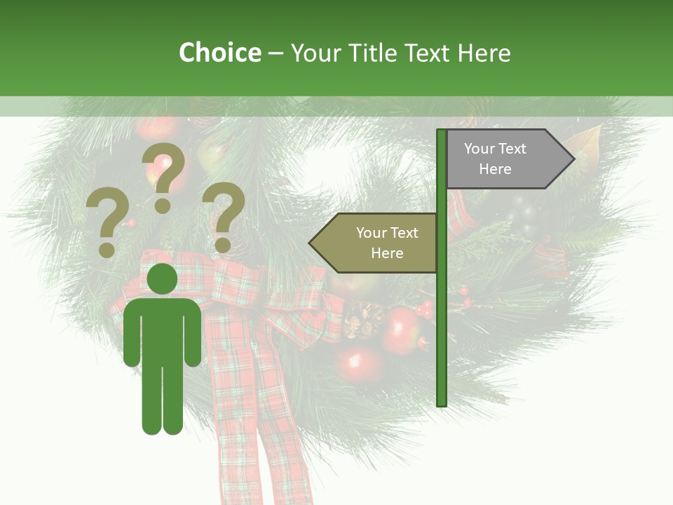 Frame Present Christmas PowerPoint Template