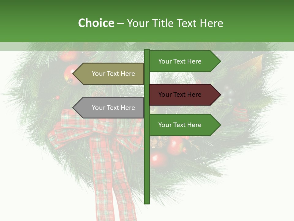 Frame Present Christmas PowerPoint Template