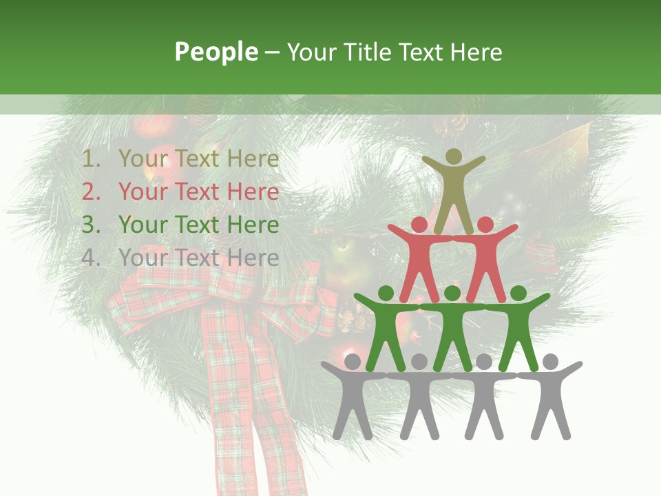 Frame Present Christmas PowerPoint Template