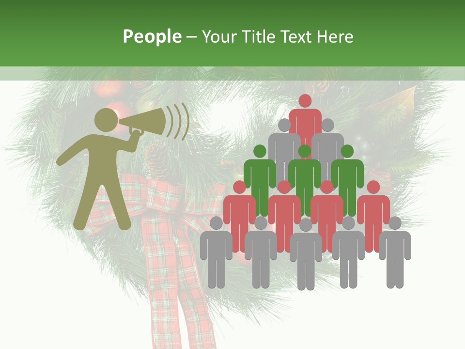 Frame Present Christmas PowerPoint Template