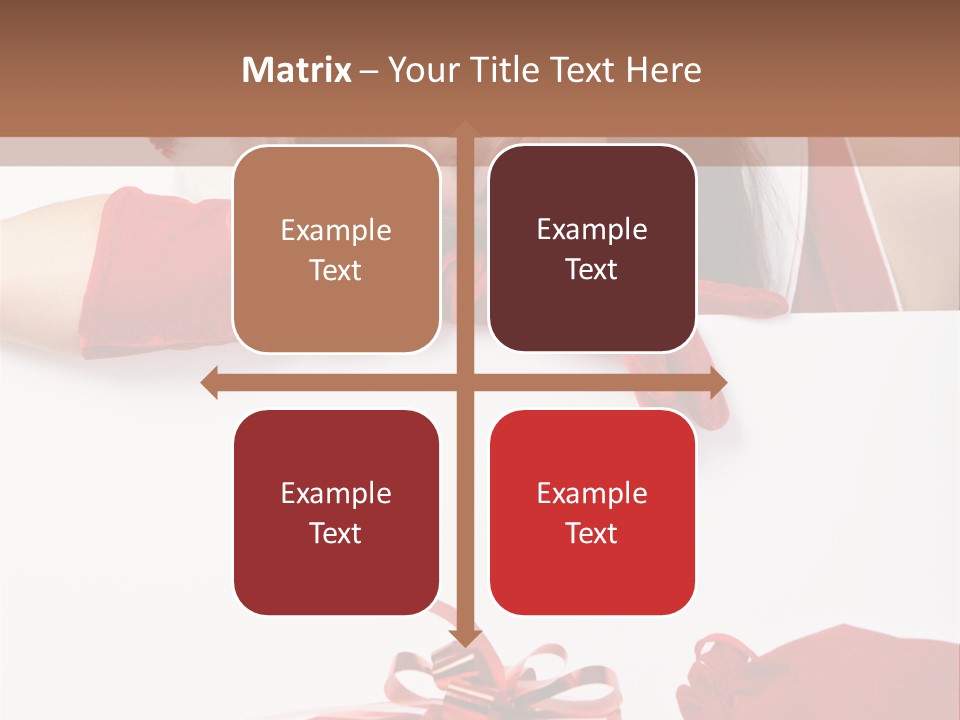 Beautiful Woman Surprise PowerPoint Template