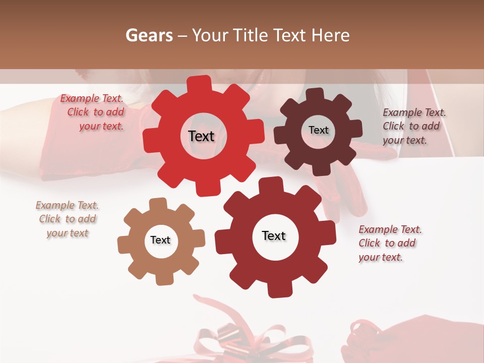 Beautiful Woman Surprise PowerPoint Template