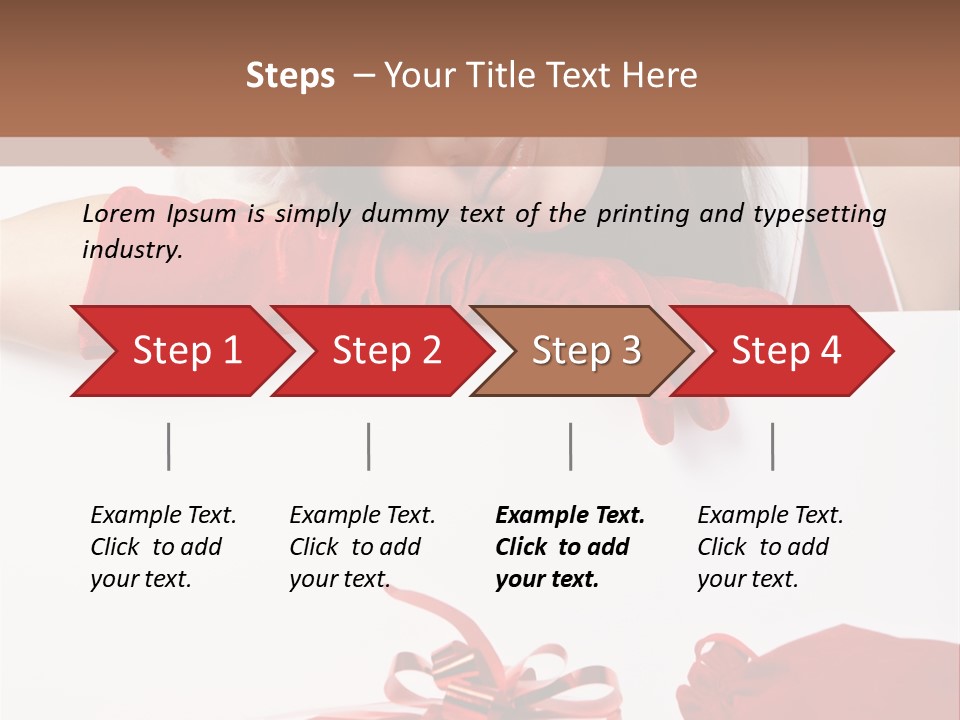 Beautiful Woman Surprise PowerPoint Template