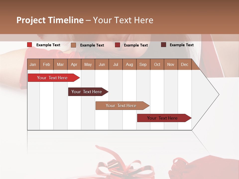 Beautiful Woman Surprise PowerPoint Template