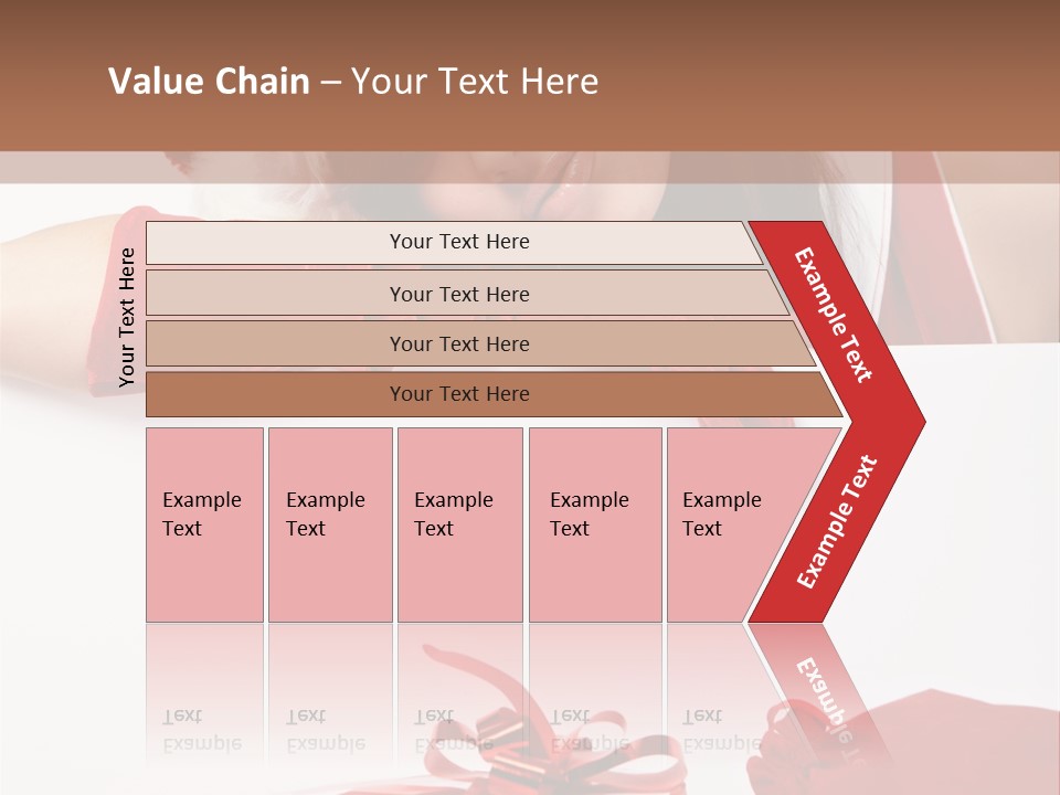 Beautiful Woman Surprise PowerPoint Template