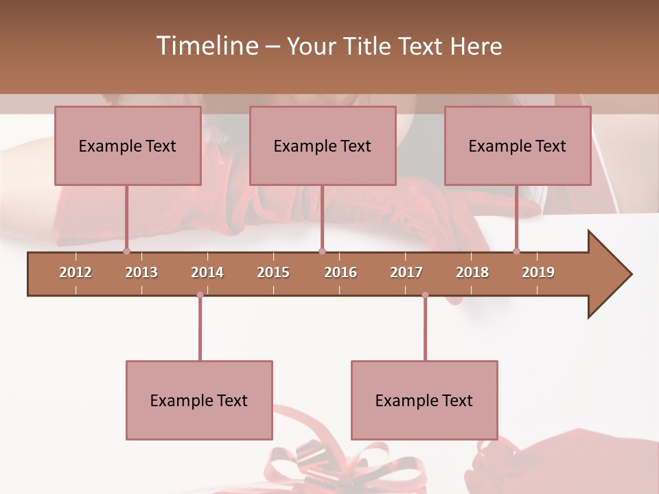 Beautiful Woman Surprise PowerPoint Template