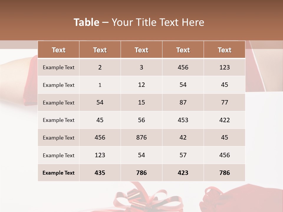 Beautiful Woman Surprise PowerPoint Template