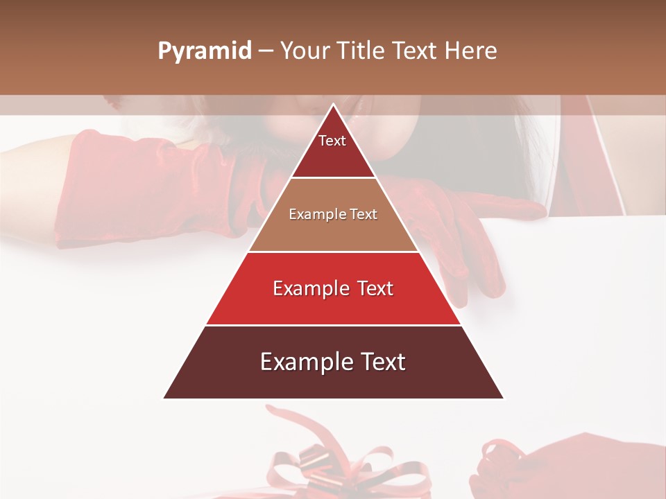 Beautiful Woman Surprise PowerPoint Template