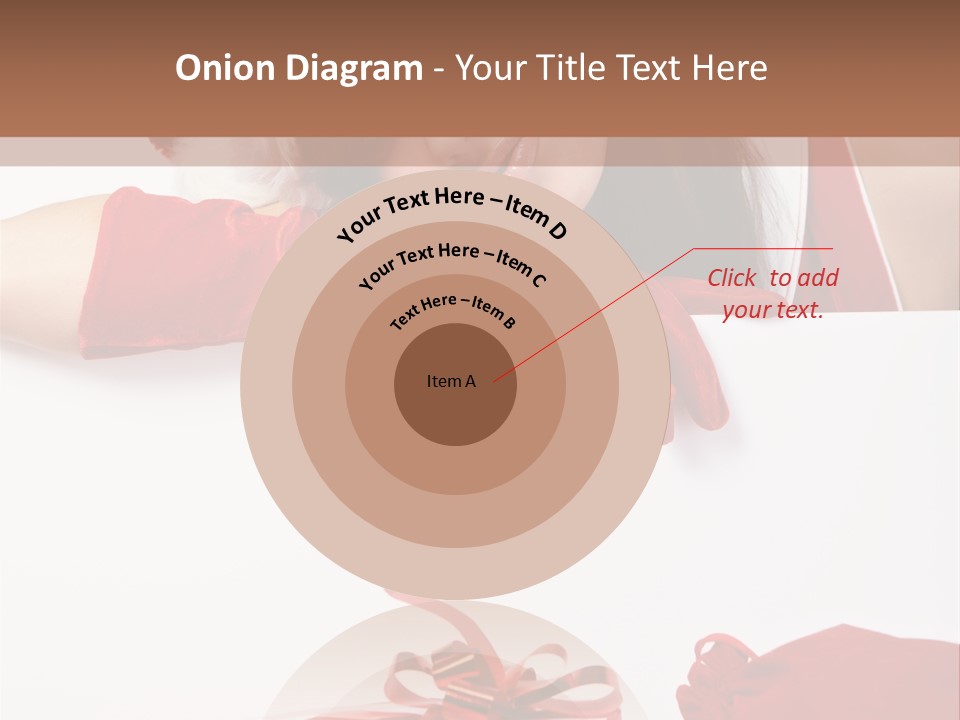 Beautiful Woman Surprise PowerPoint Template