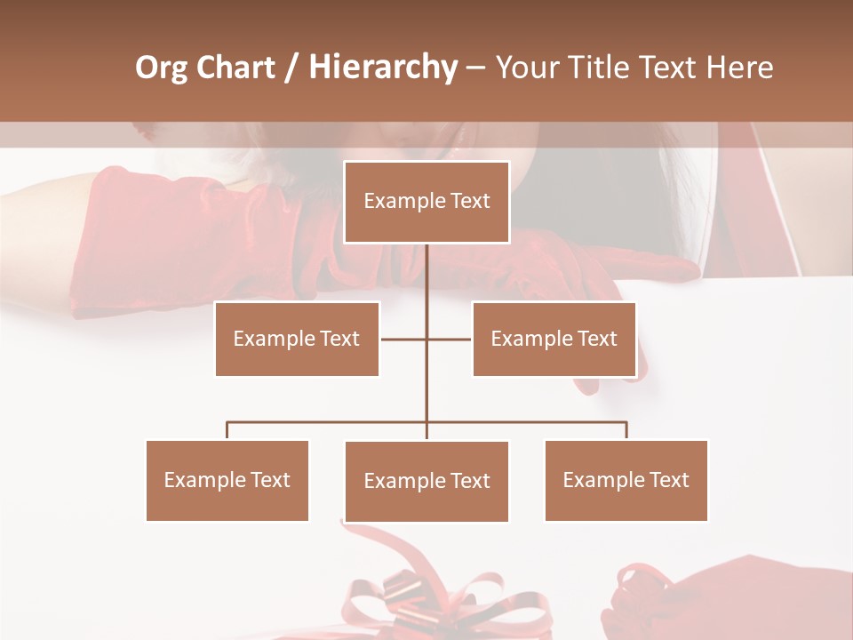 Beautiful Woman Surprise PowerPoint Template