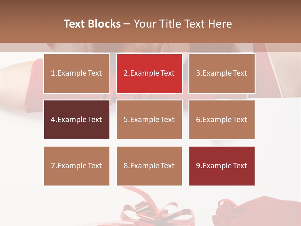 Beautiful Woman Surprise PowerPoint Template