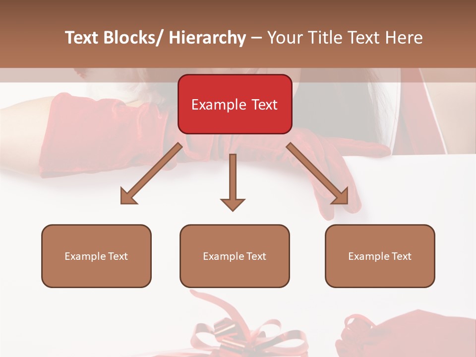 Beautiful Woman Surprise PowerPoint Template