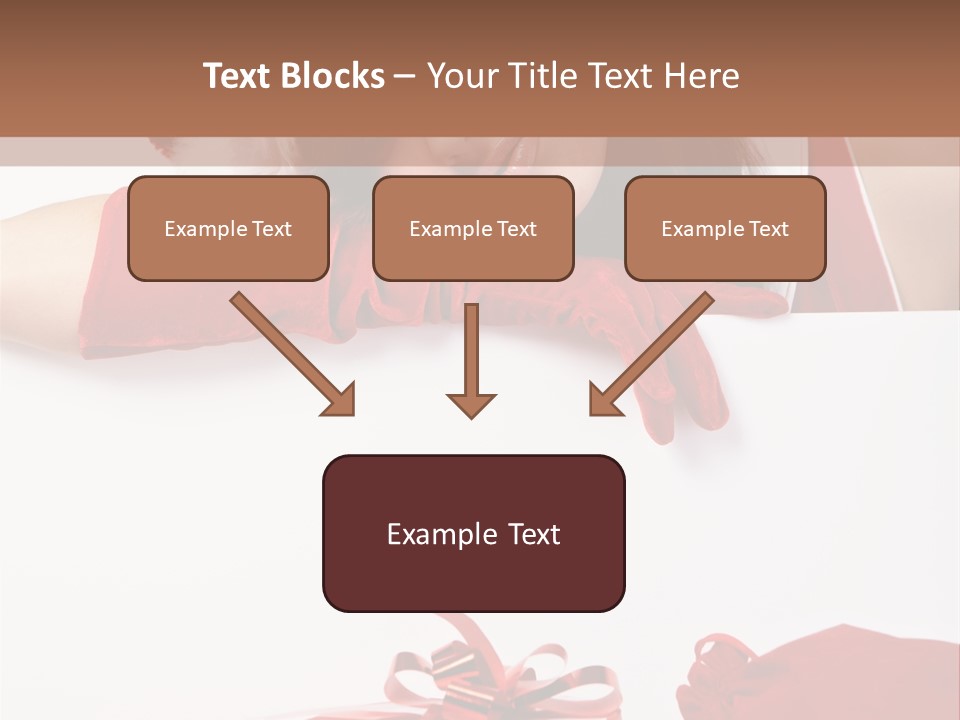 Beautiful Woman Surprise PowerPoint Template