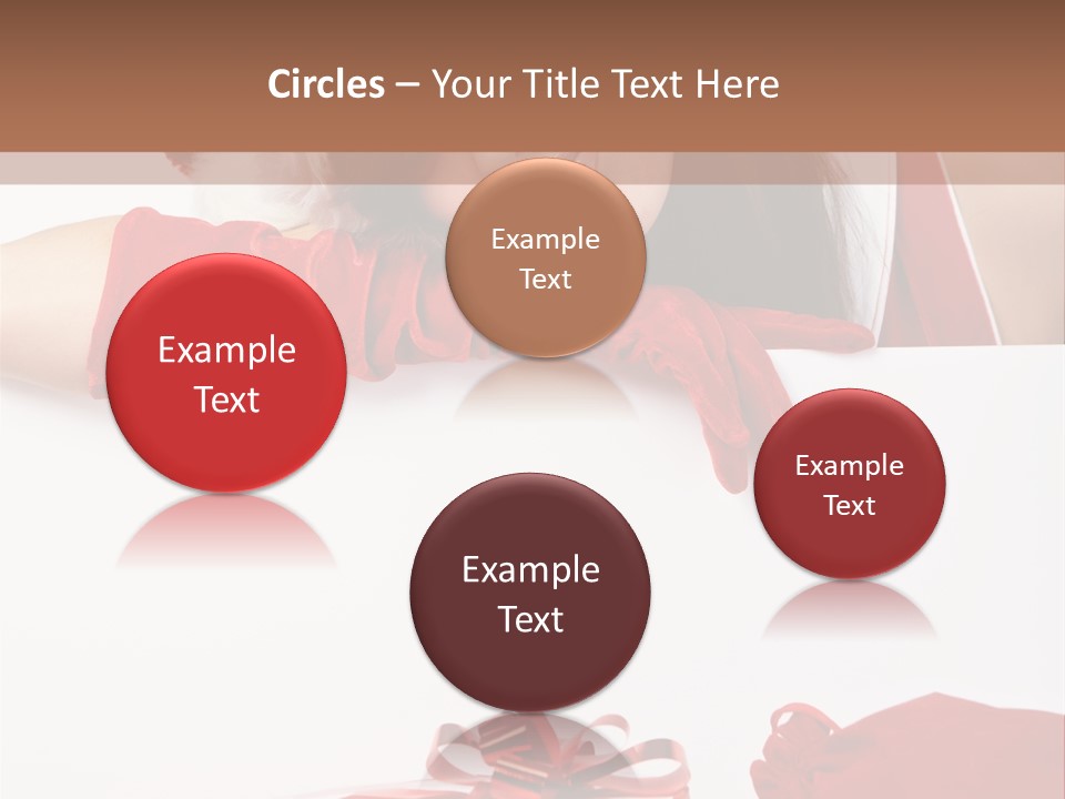 Beautiful Woman Surprise PowerPoint Template