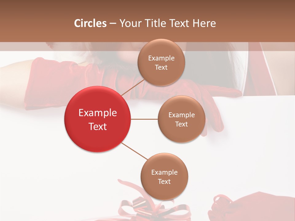 Beautiful Woman Surprise PowerPoint Template