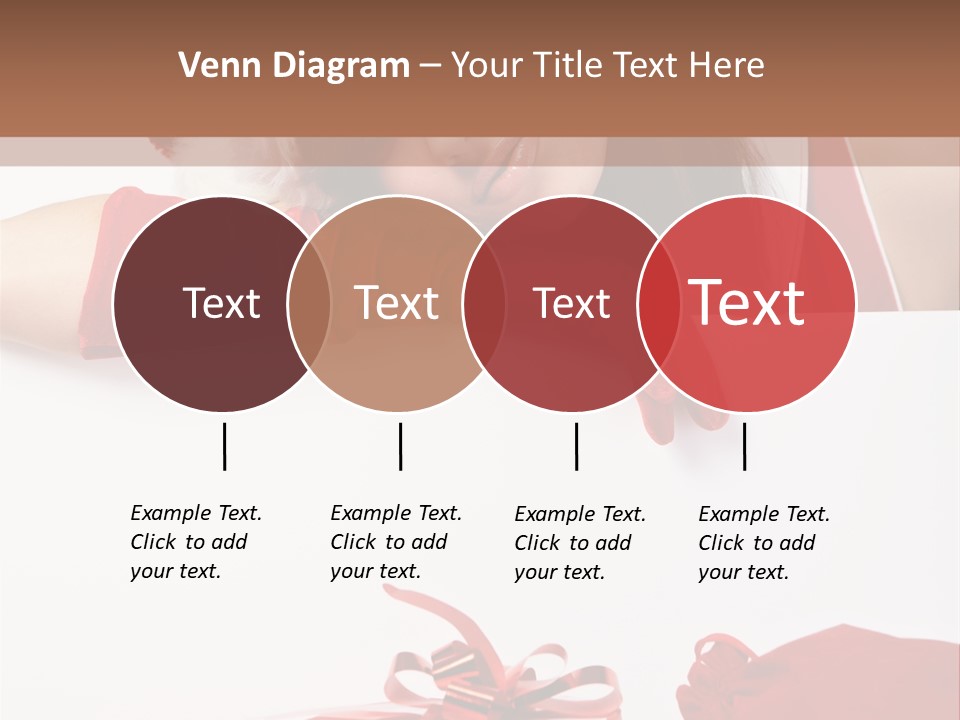 Beautiful Woman Surprise PowerPoint Template