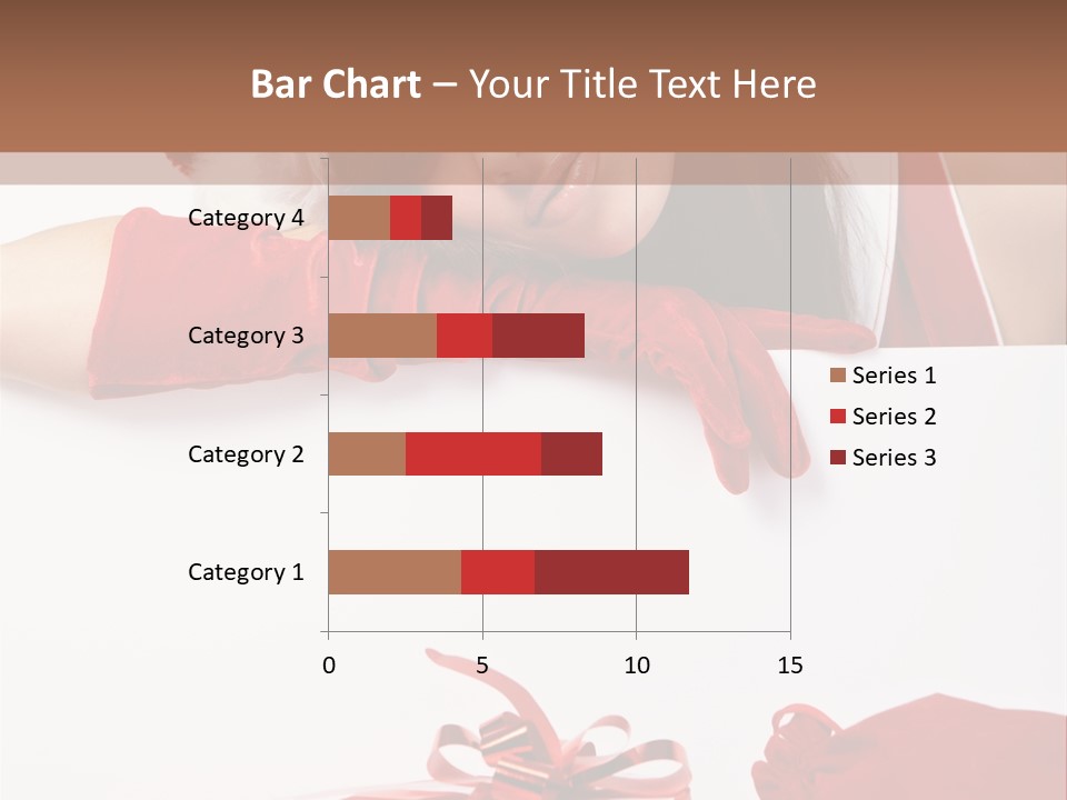 Beautiful Woman Surprise PowerPoint Template