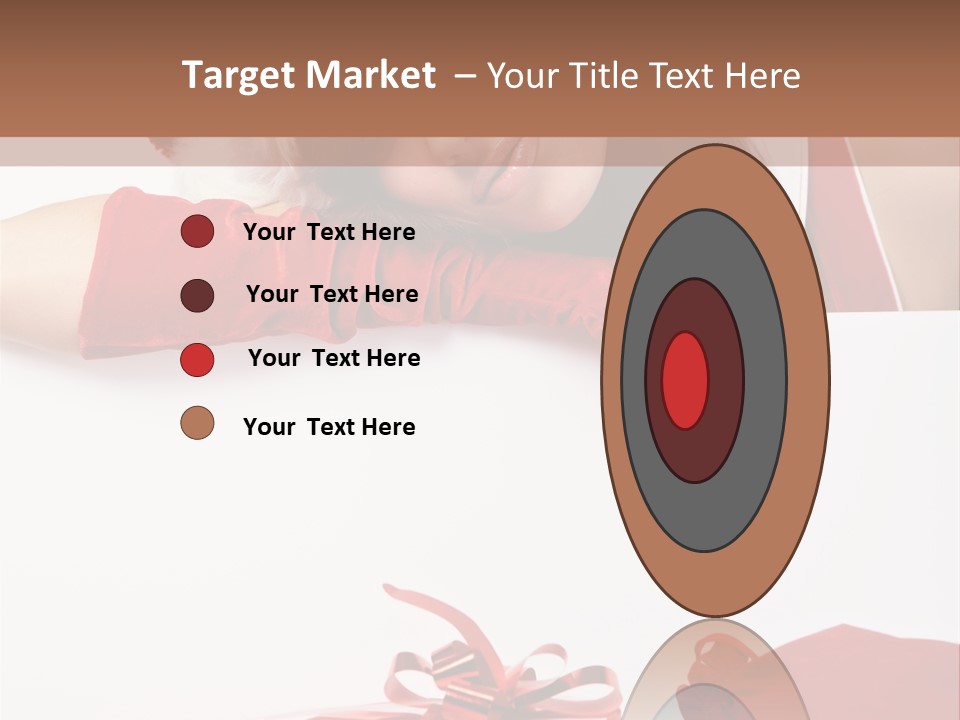 Beautiful Woman Surprise PowerPoint Template