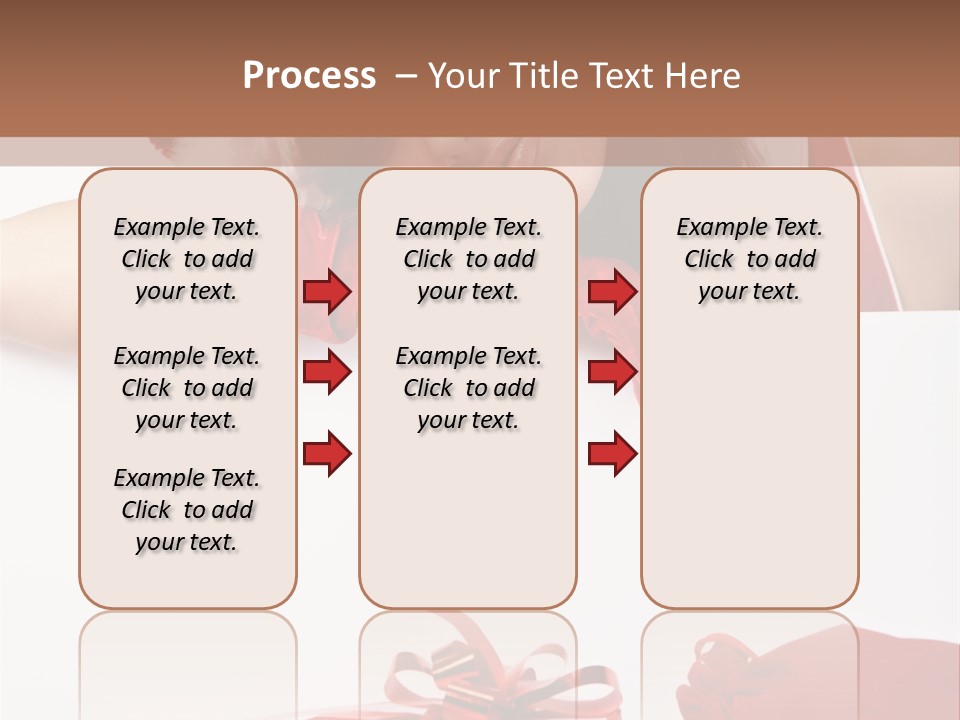 Beautiful Woman Surprise PowerPoint Template