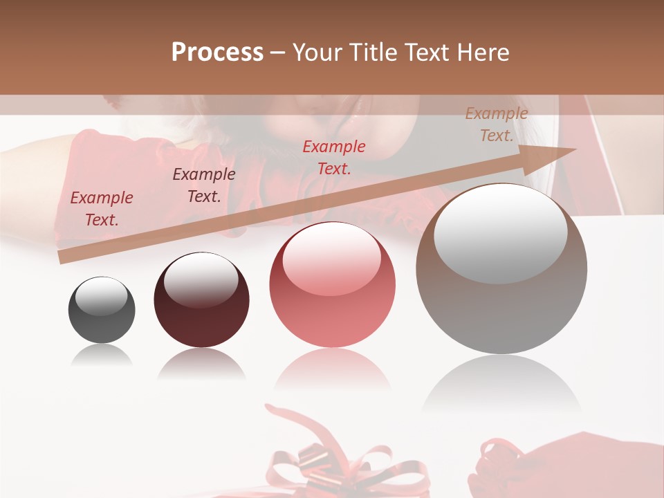 Beautiful Woman Surprise PowerPoint Template