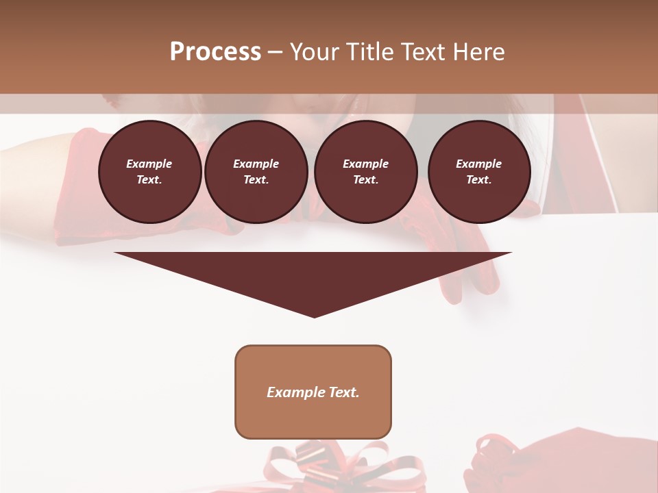 Beautiful Woman Surprise PowerPoint Template