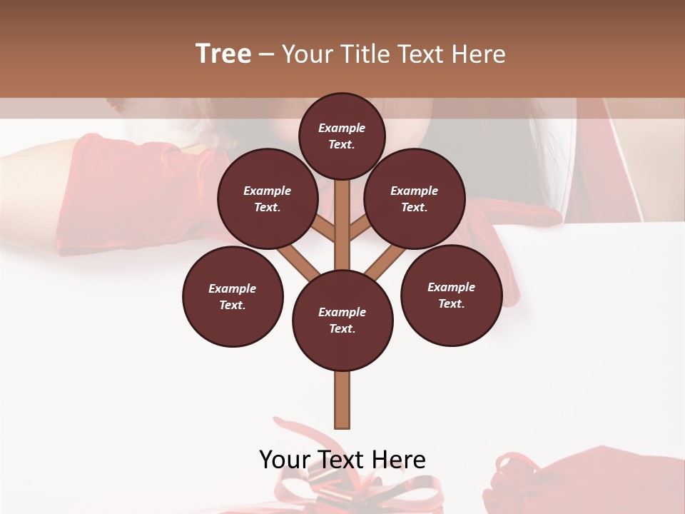 Beautiful Woman Surprise PowerPoint Template