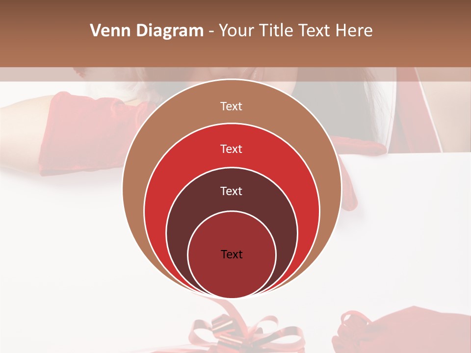 Beautiful Woman Surprise PowerPoint Template