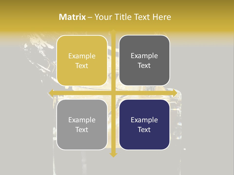 Fruit Glass Lemon PowerPoint Template