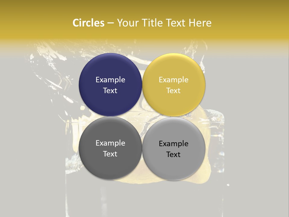 Fruit Glass Lemon PowerPoint Template