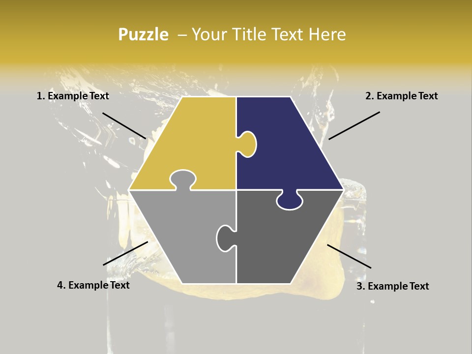 Fruit Glass Lemon PowerPoint Template