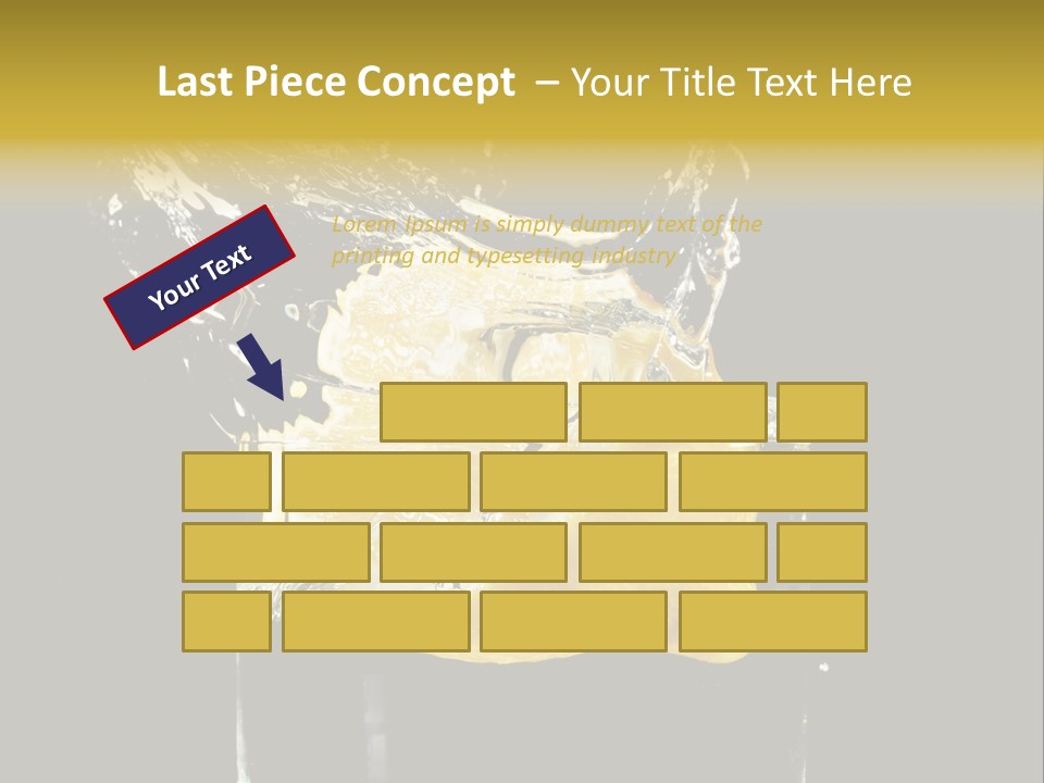 Fruit Glass Lemon PowerPoint Template