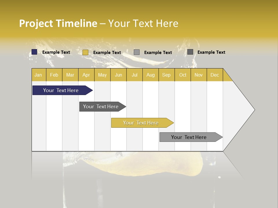 Fruit Glass Lemon PowerPoint Template