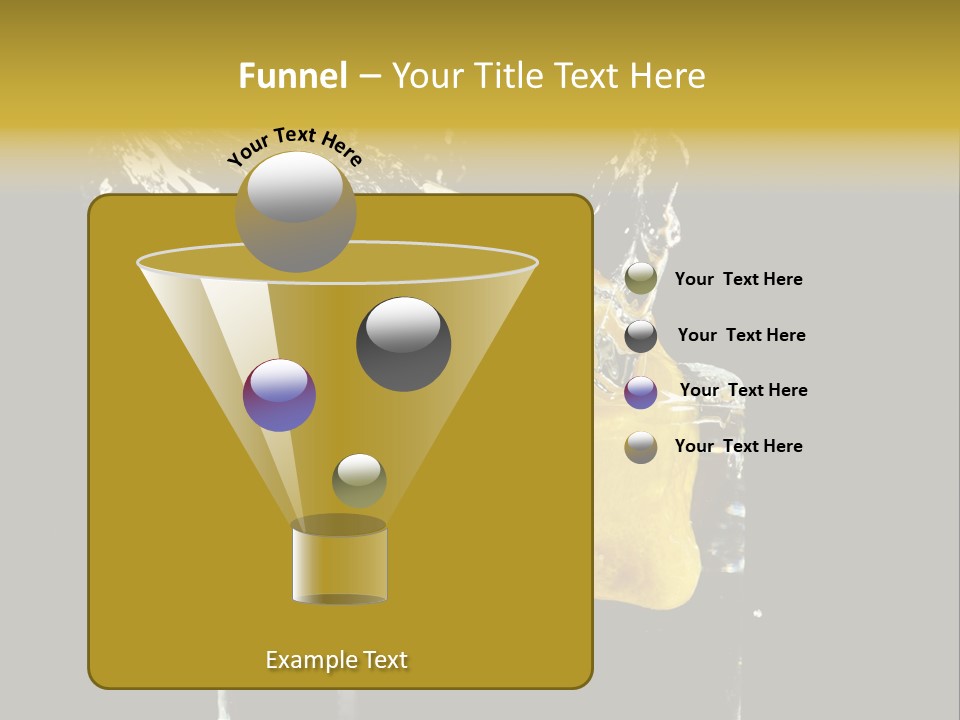 Fruit Glass Lemon PowerPoint Template