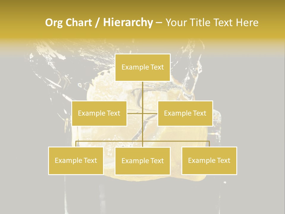 Fruit Glass Lemon PowerPoint Template