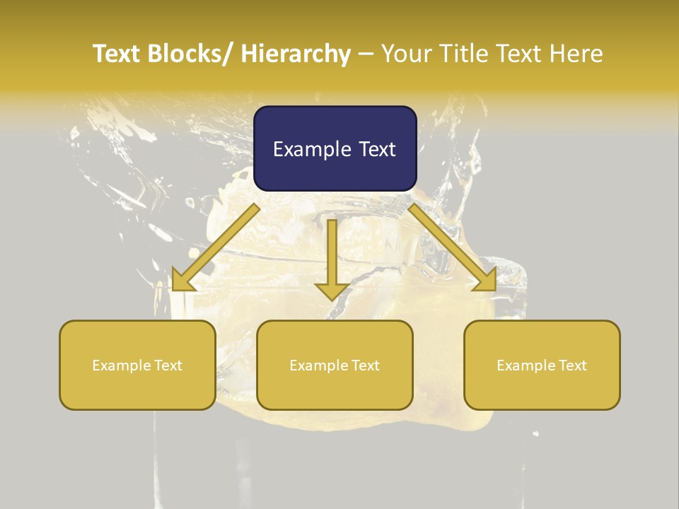 Fruit Glass Lemon PowerPoint Template