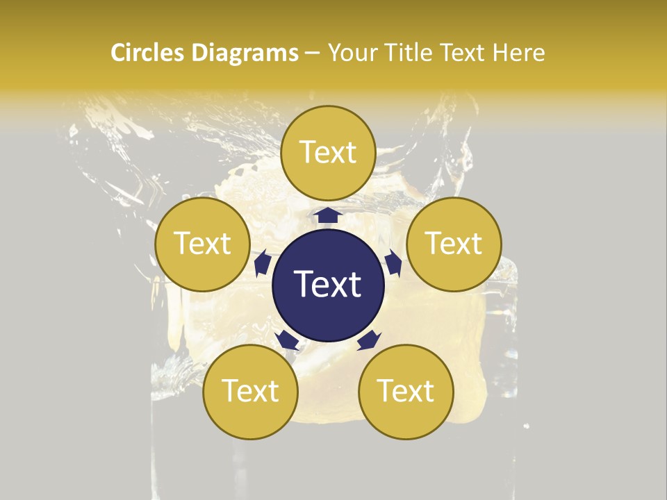 Fruit Glass Lemon PowerPoint Template