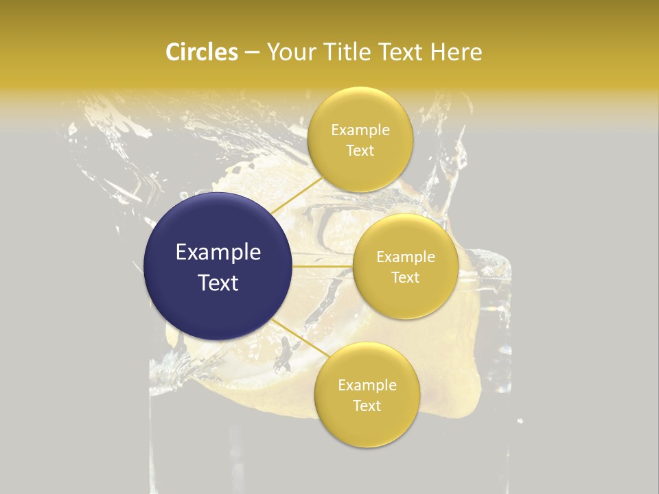 Fruit Glass Lemon PowerPoint Template