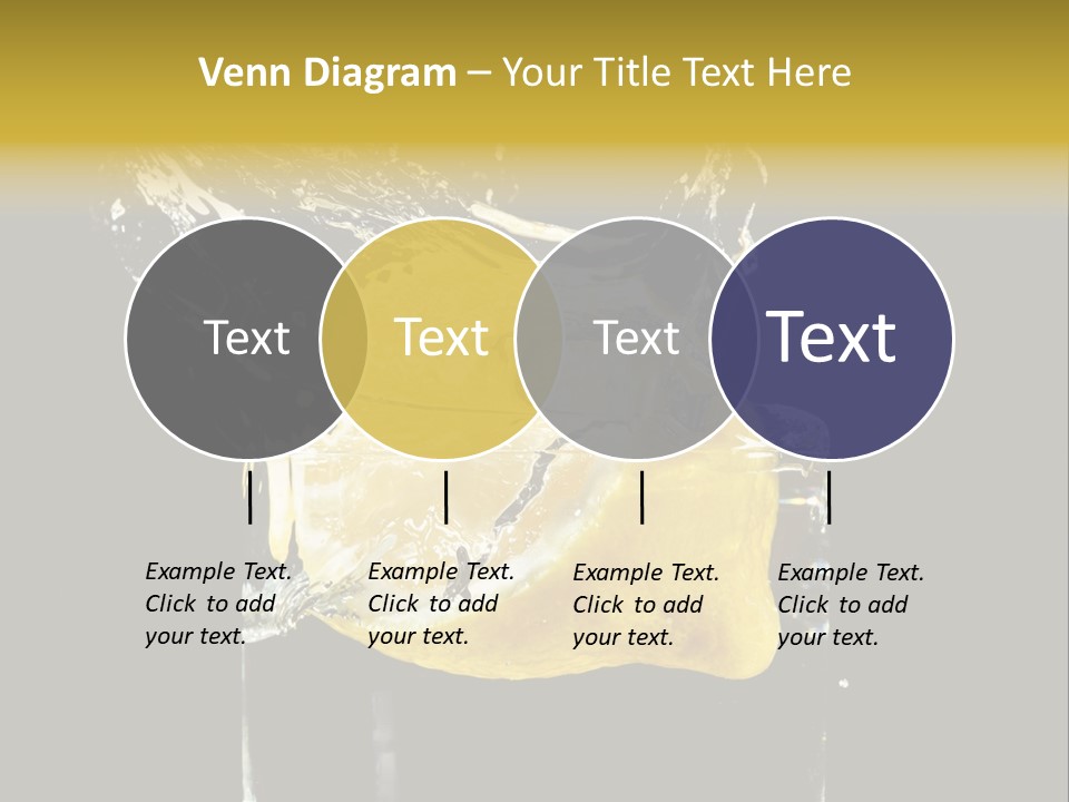 Fruit Glass Lemon PowerPoint Template