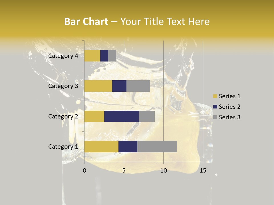 Fruit Glass Lemon PowerPoint Template