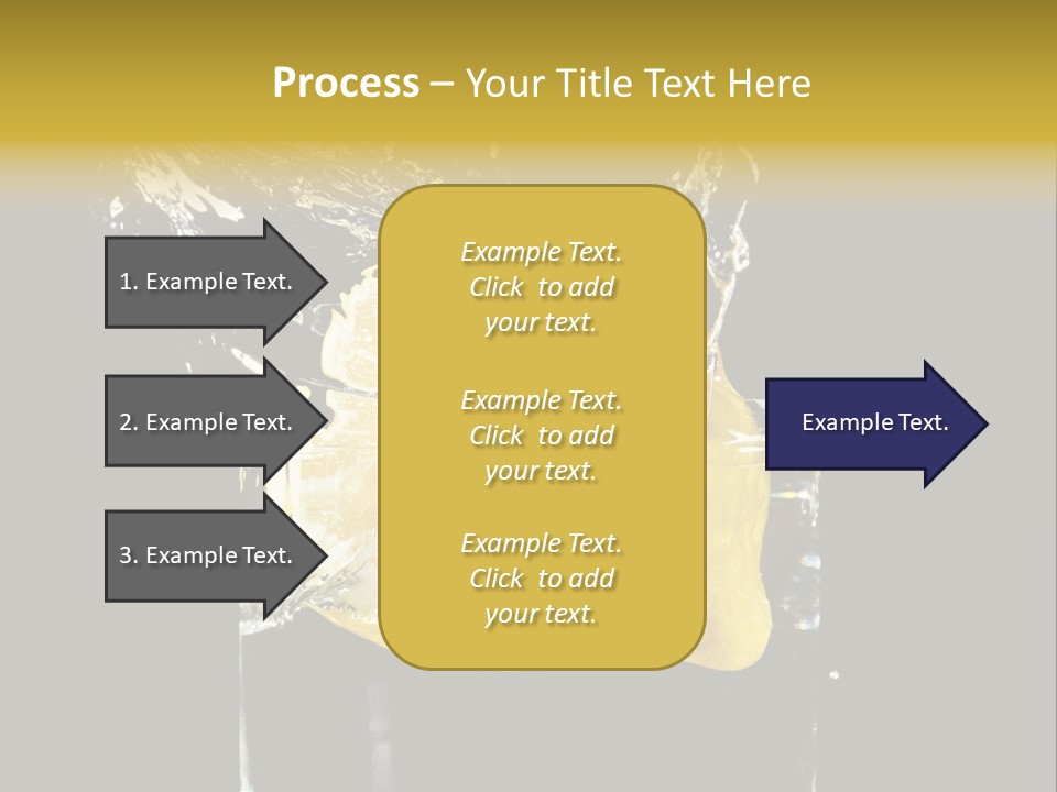 Fruit Glass Lemon PowerPoint Template