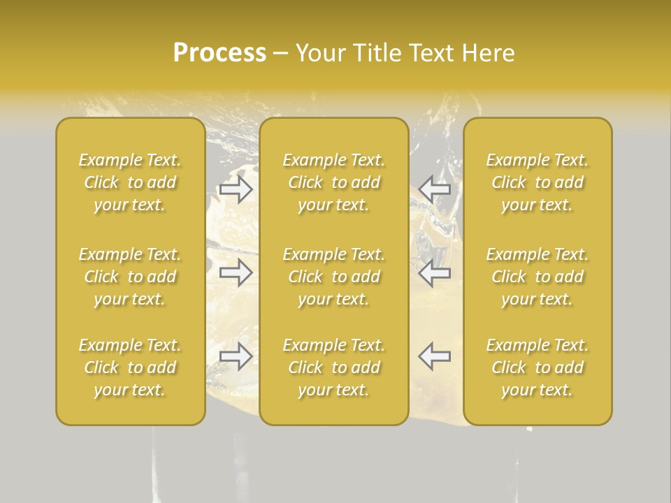 Fruit Glass Lemon PowerPoint Template