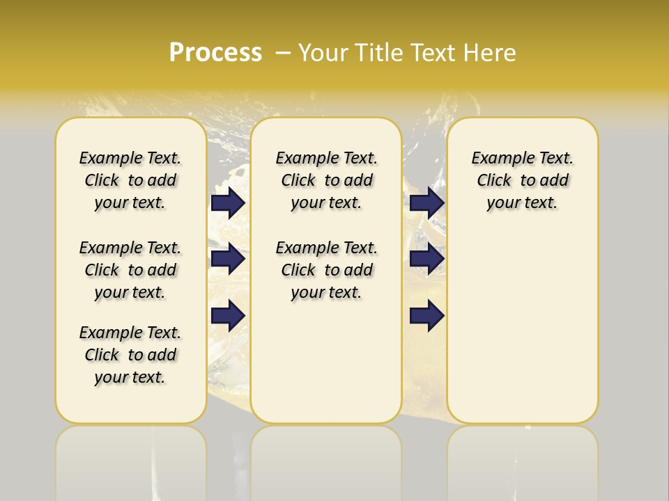 Fruit Glass Lemon PowerPoint Template