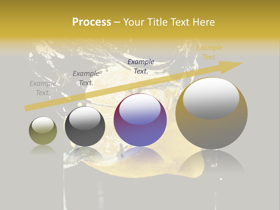 Fruit Glass Lemon PowerPoint Template
