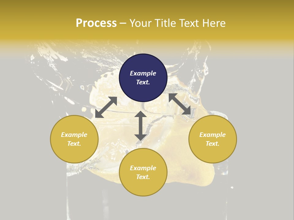 Fruit Glass Lemon PowerPoint Template