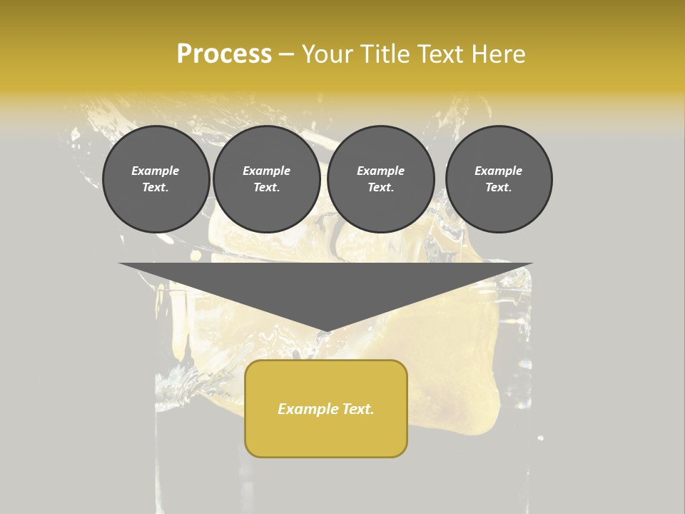 Fruit Glass Lemon PowerPoint Template
